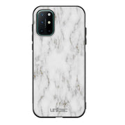 OnePlus 8T marmori suojakuoret - White Marble - Ei