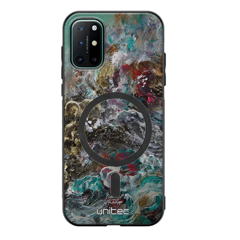 OnePlus 8T modern art suojakuoret - Heart Knows - Noora Kämppi