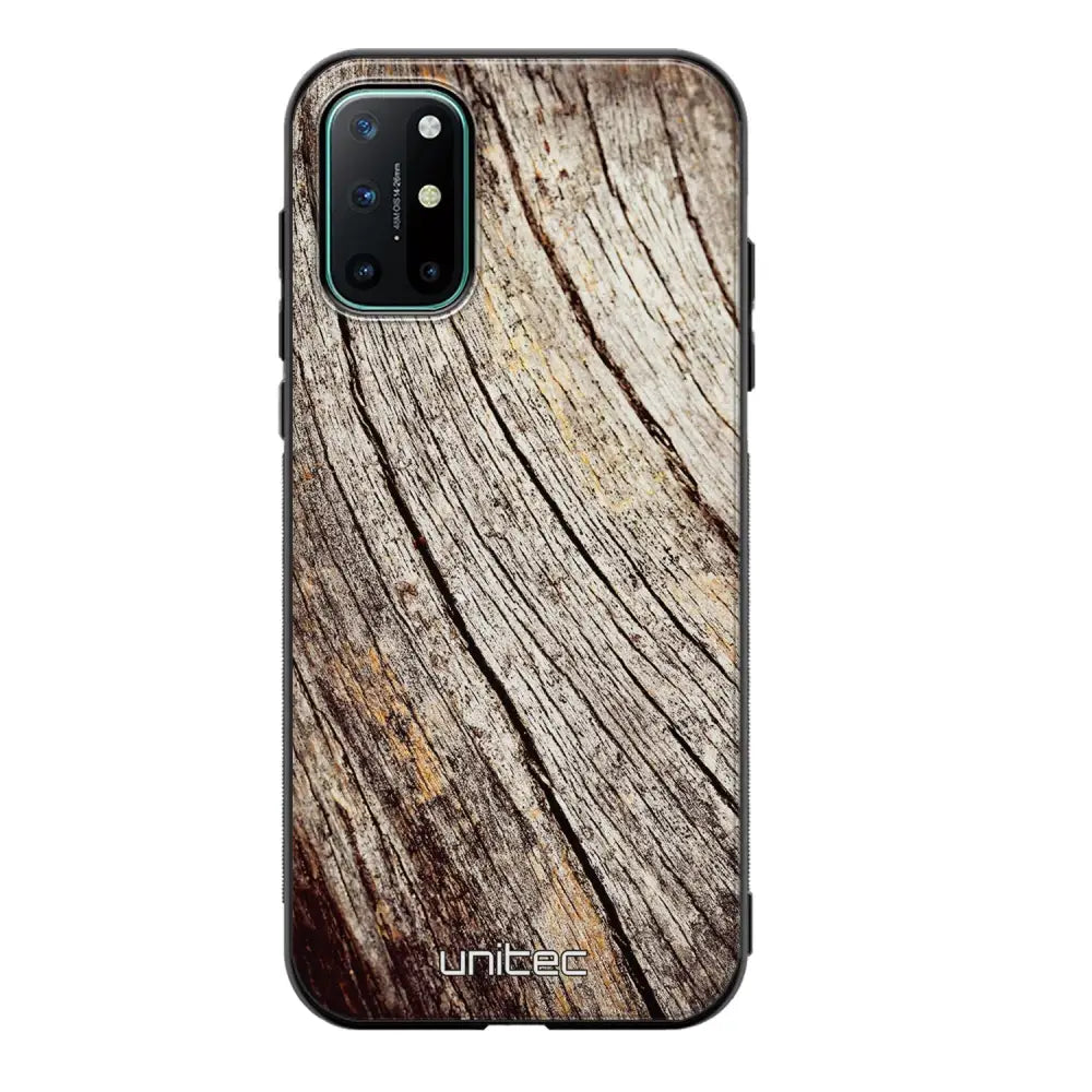 OnePlus 8T suojakuoret - Wooden Stump - Ei