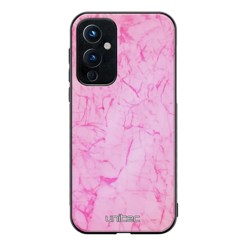 OnePlus 9 marmori suojakuoret - Light Pink Marble - Ei