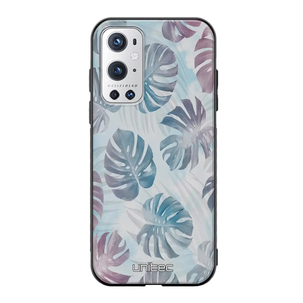 OnePlus 9 Pro kukka suojakuoret - Monstera Texture - Ei