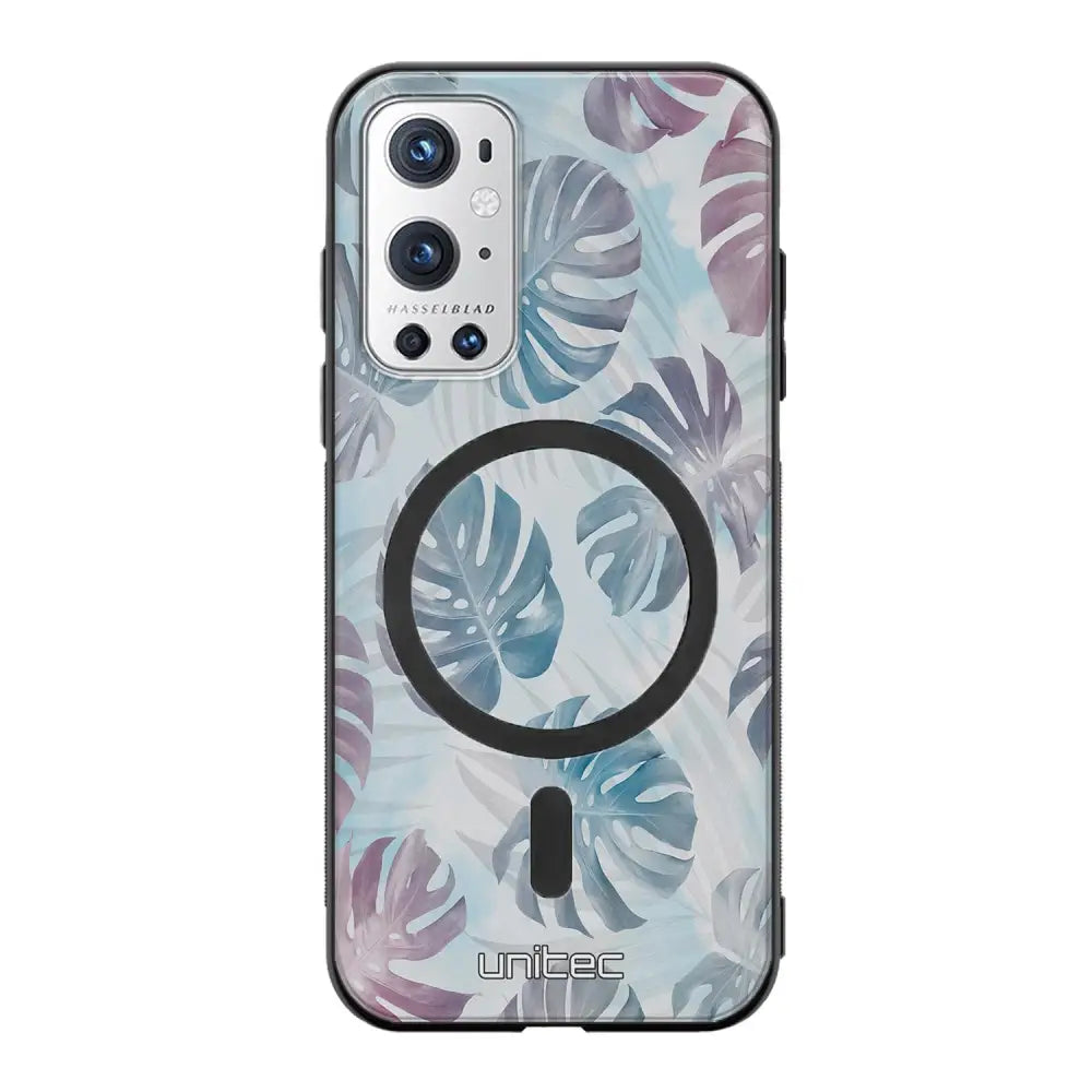 OnePlus 9 Pro kukka suojakuoret - Monstera Texture