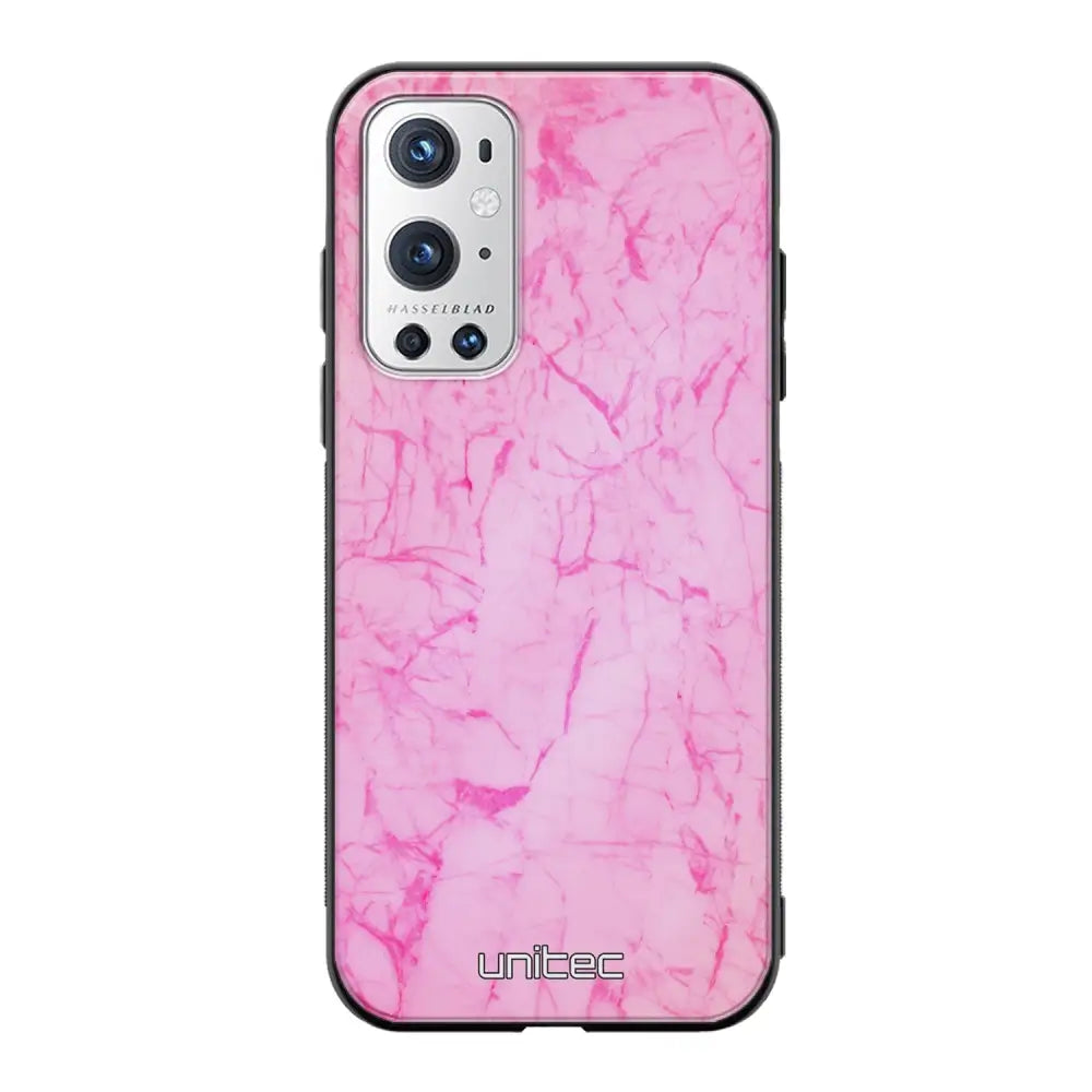OnePlus 9 Pro marmori suojakuoret - Light Pink Marble - Ei
