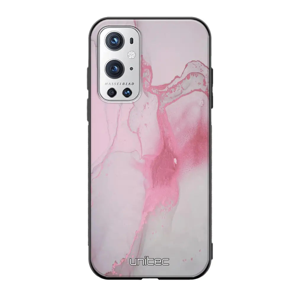 OnePlus 9 Pro marmori suojakuoret - Pink Pok Rie - Ei