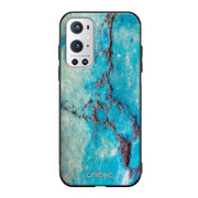 OnePlus 9 Pro marmori suojakuoret - Turquoise Marble - Ei