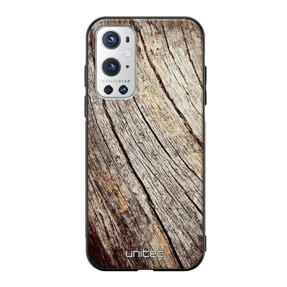OnePlus 9 Pro suojakuoret - Wooden Stump - Ei
