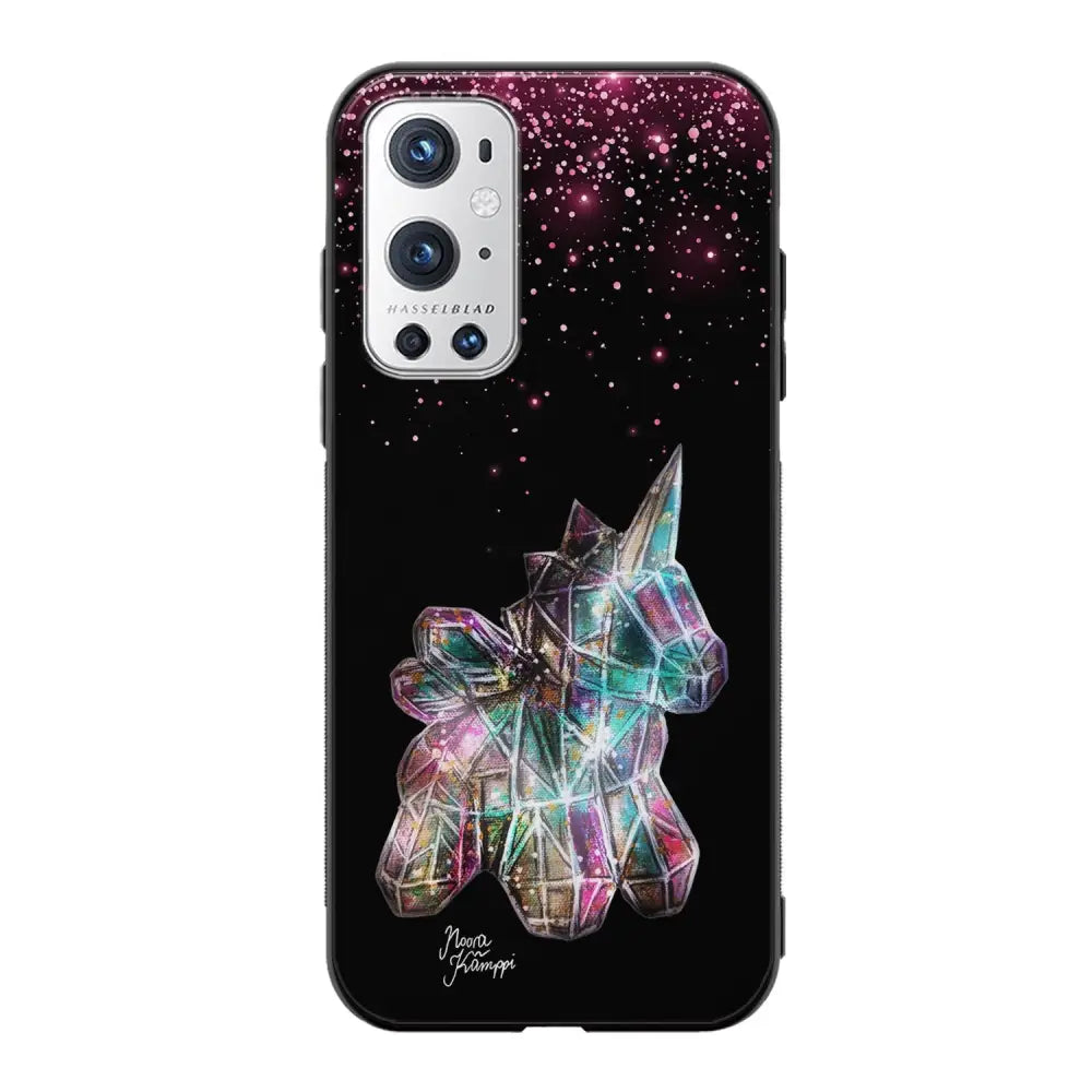 OnePlus 9 Pro unicorn suojakuoret - Pinkki - Noora Kämppi - Ei