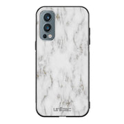 OnePlus Nord 2 marmori suojakuoret - White Marble - Ei