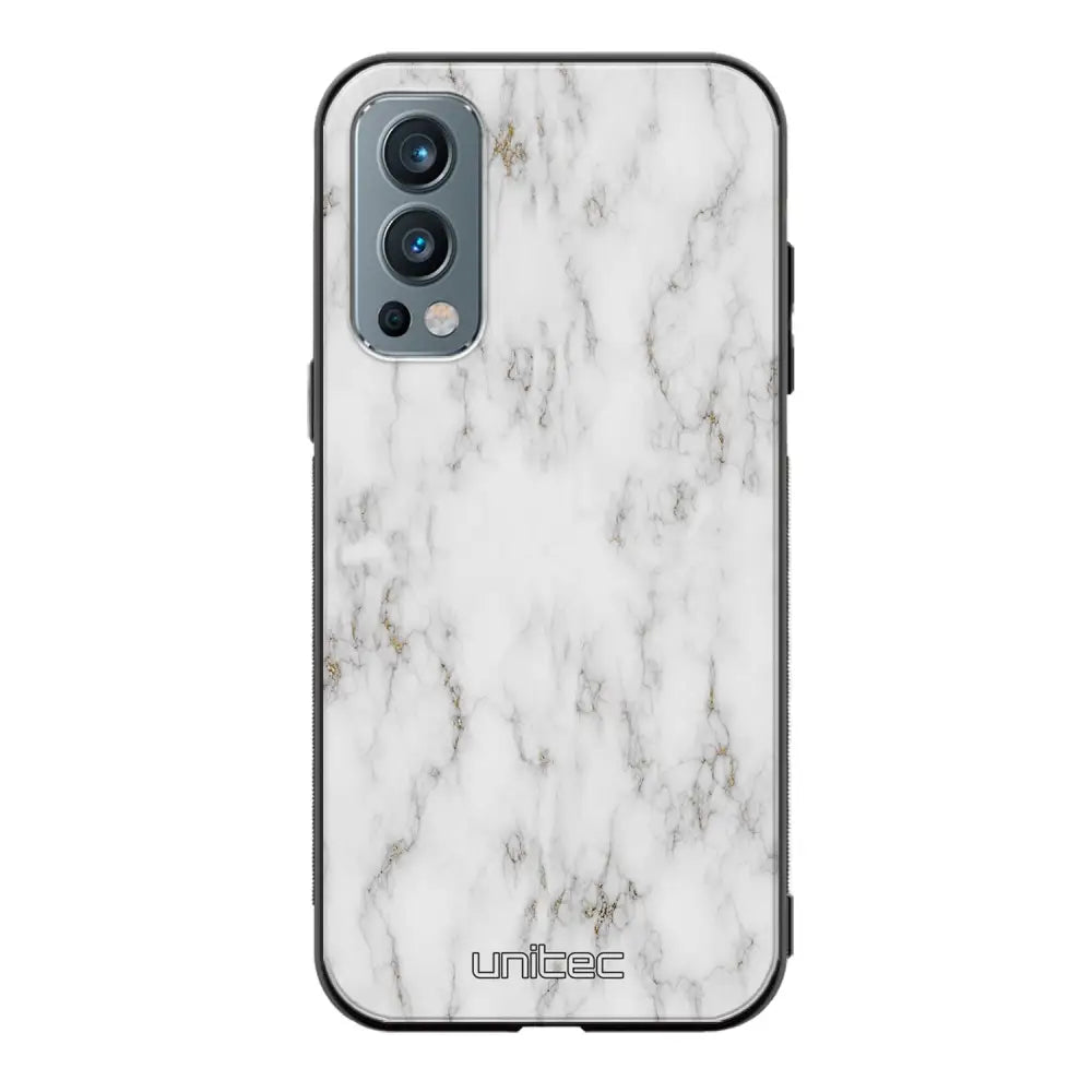 OnePlus Nord 2 marmori suojakuoret - White Marble - Ei
