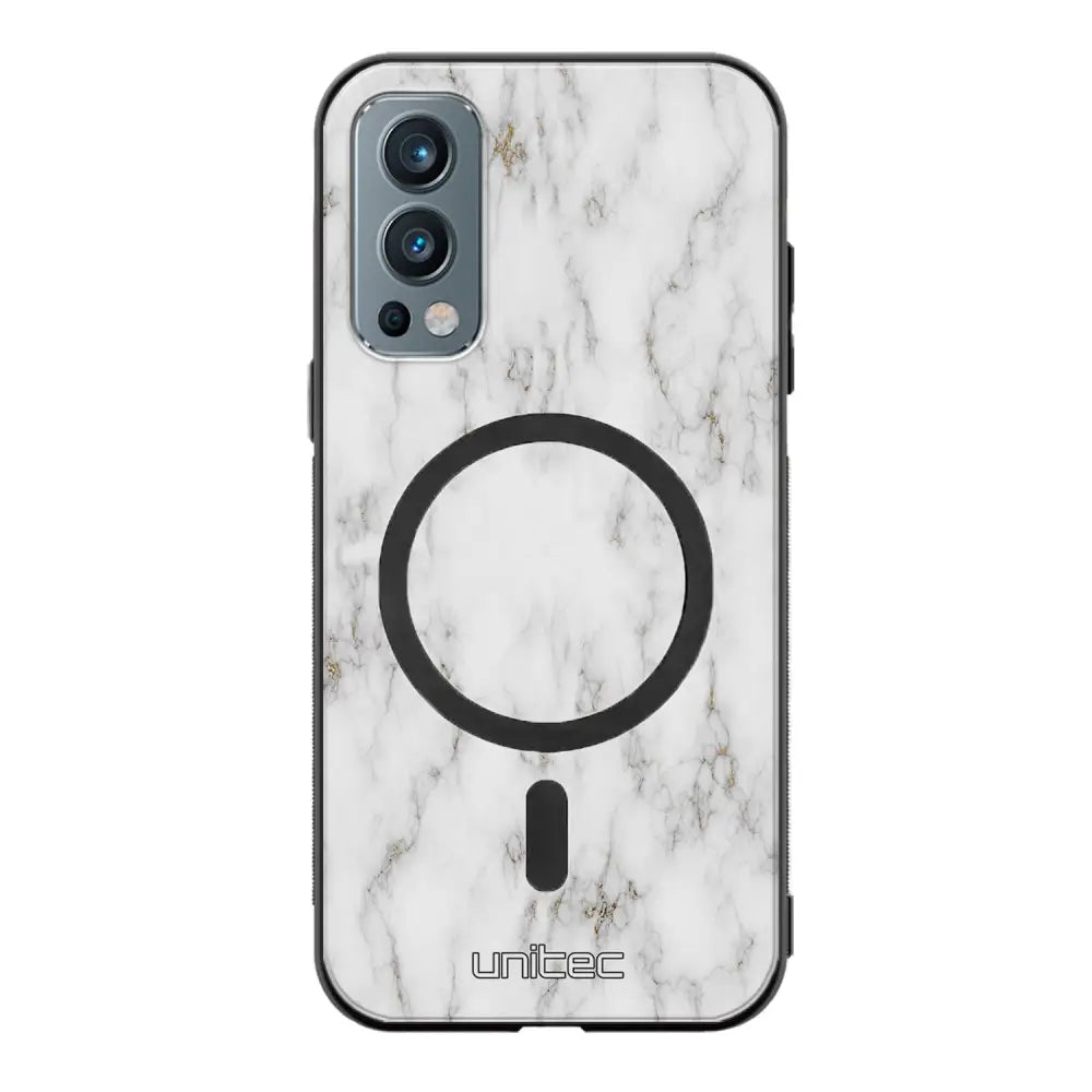 OnePlus Nord 2 marmori suojakuoret - White Marble