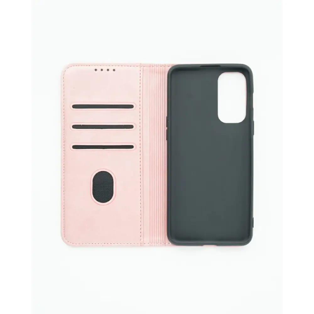 OnePlus Nord 2T 5G Unitec Lompakko Suojakotelo Ruusukulta