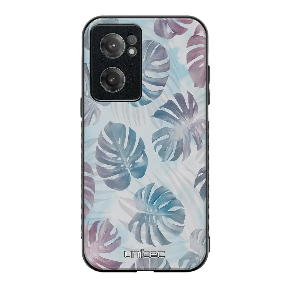 OnePlus Nord CE 2 kukka suojakuoret - Monstera Texture - Ei
