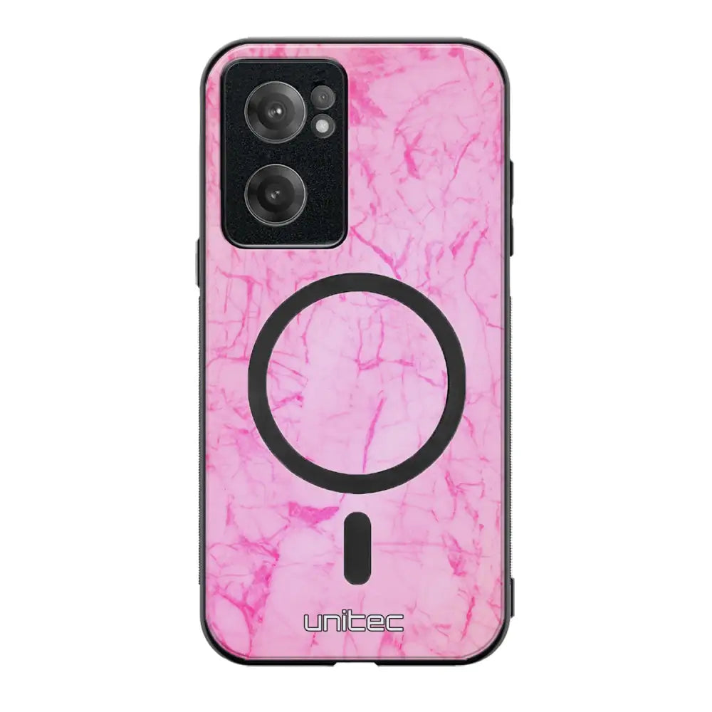 OnePlus Nord CE 2 marmori suojakuoret - Light Pink Marble