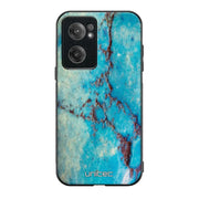 OnePlus Nord CE 2 marmori suojakuoret - Turquoise Marble - Ei