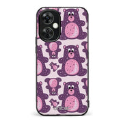 OnePlus Nord CE 3 Lite suojakuoret - Purple Teddy Bear - Ei