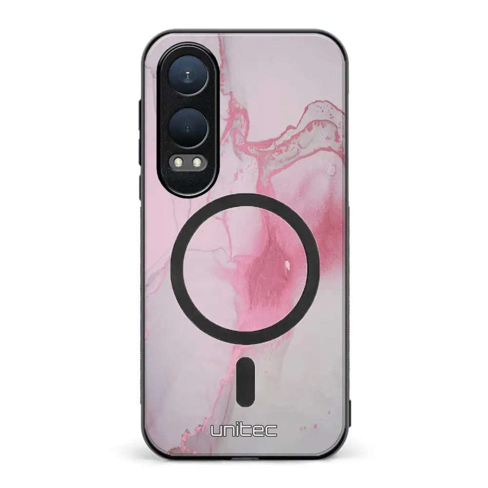 OnePlus Nord CE 4 Lite marmori suojakuoret - Pink Pok Rie