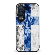 OnePlus Nord CE 4 Lite suojakuoret - Painted Finnish Flag - Ei