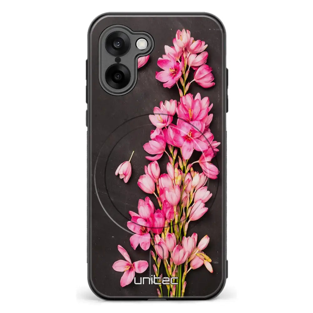 OnePlus Nord CE5 kukka suojakuoret Pink Flowers
