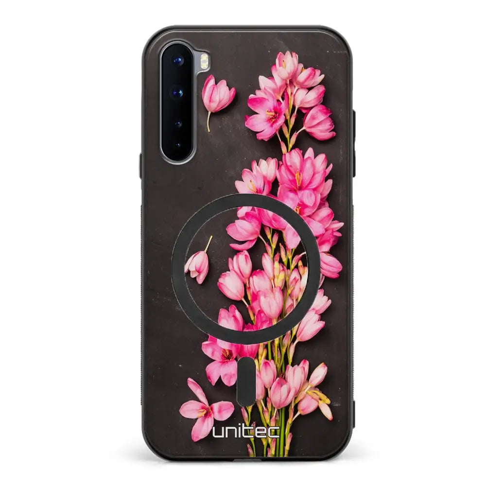 OnePlus Nord kukka suojakuoret - Pink Flowers