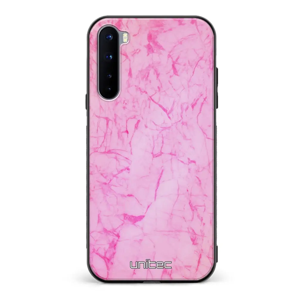 OnePlus Nord marmori suojakuoret - Light Pink Marble - Ei