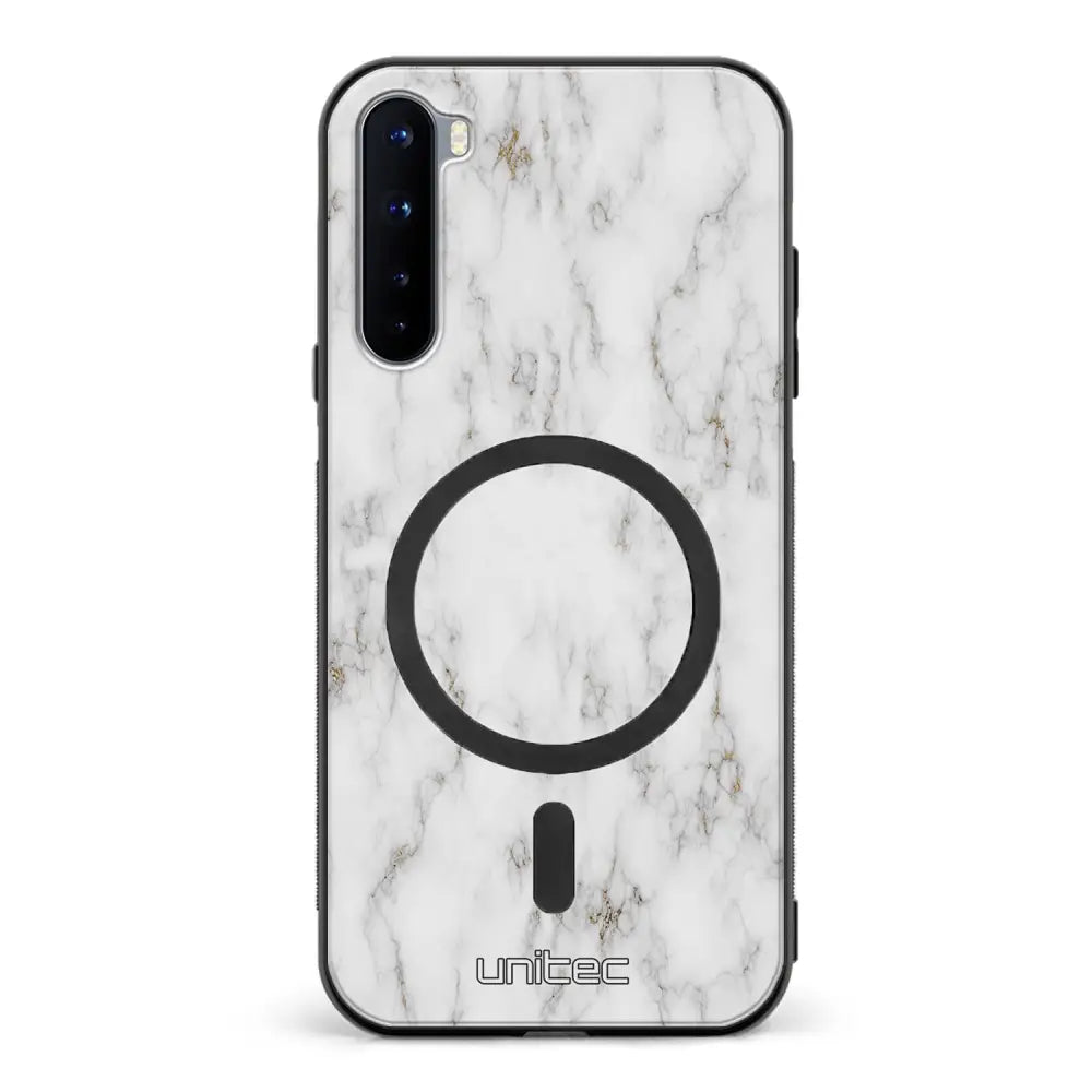 OnePlus Nord marmori suojakuoret - White Marble