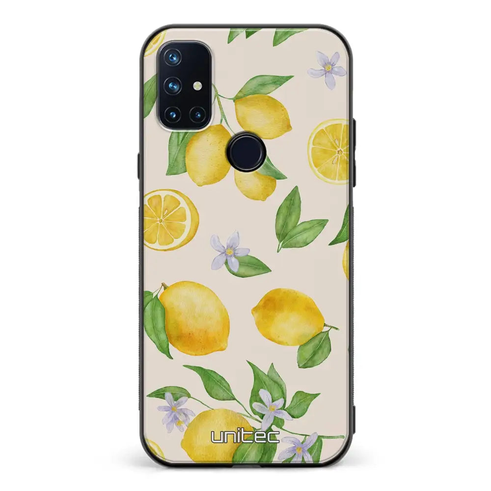 OnePlus Nord N10 hedelmä suojakuoret - Lemon - Ei