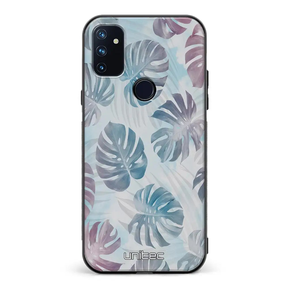 OnePlus Nord N100 kukka suojakuoret - Monstera Texture - Ei