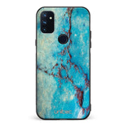 OnePlus Nord N100 marmori suojakuoret - Turquoise Marble - Ei