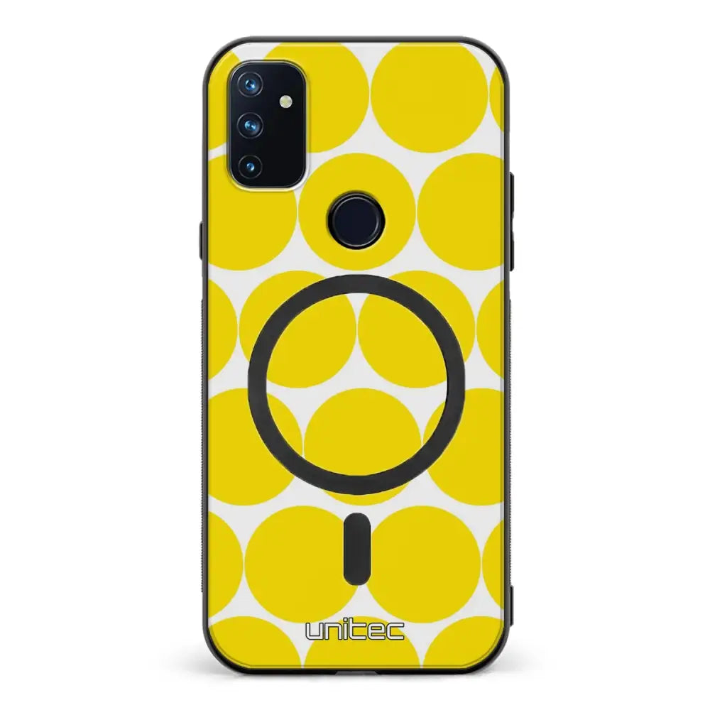 OnePlus Nord N100 pallo suojakuoret - Keltainen Pallo