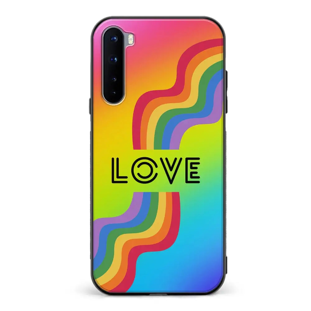 OnePlus Nord pride suojakuoret - Love - Ei