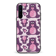 OnePlus Nord suojakuoret - Purple Teddy Bear - Ei