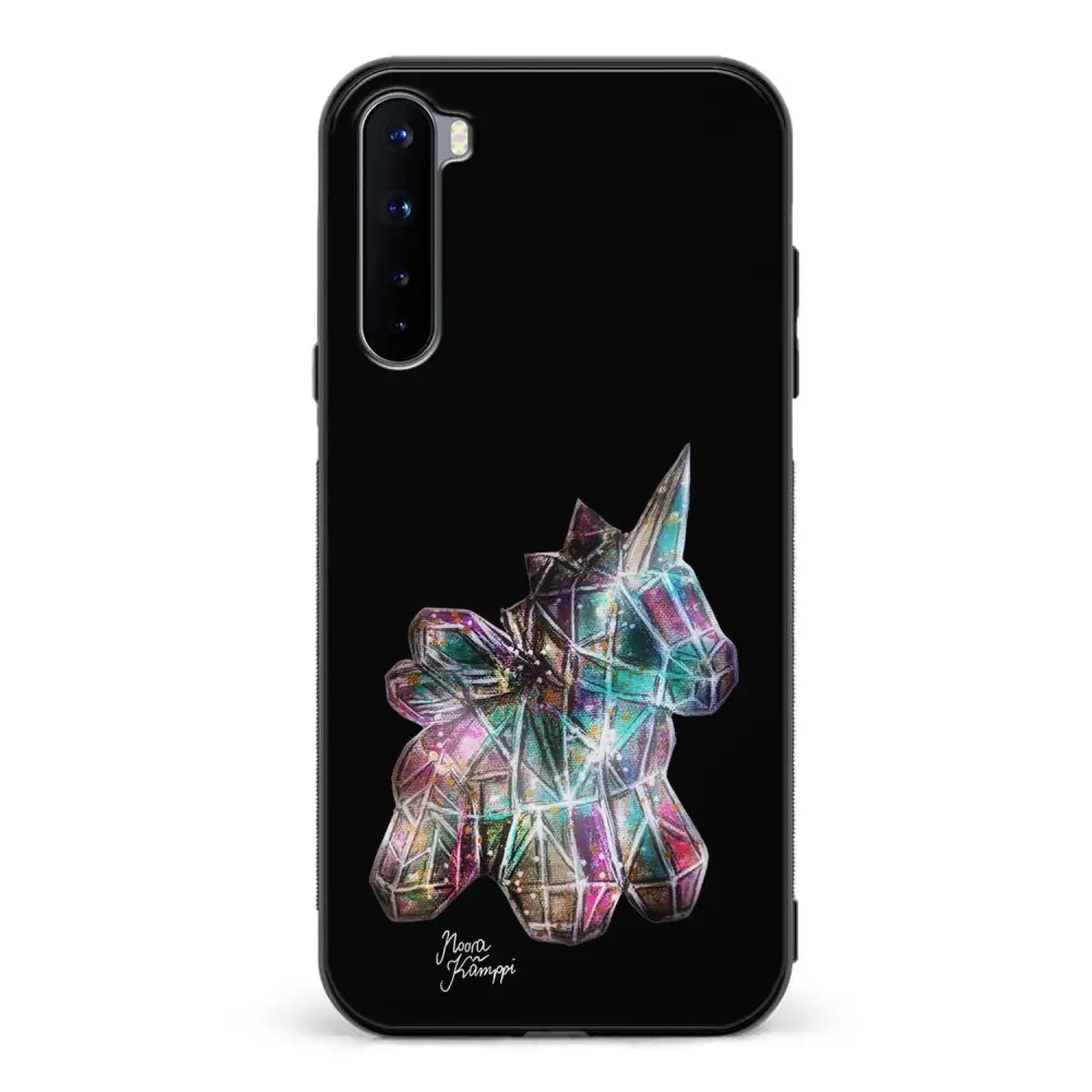 OnePlus Nord unicorn suojakuoret - Musta - Noora Kämppi - Ei