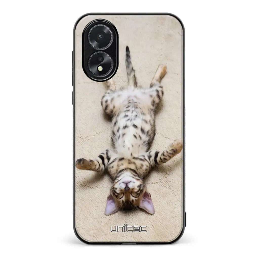 Oppo A38 kissa suojakuoret - Relaxing Cat - Ei