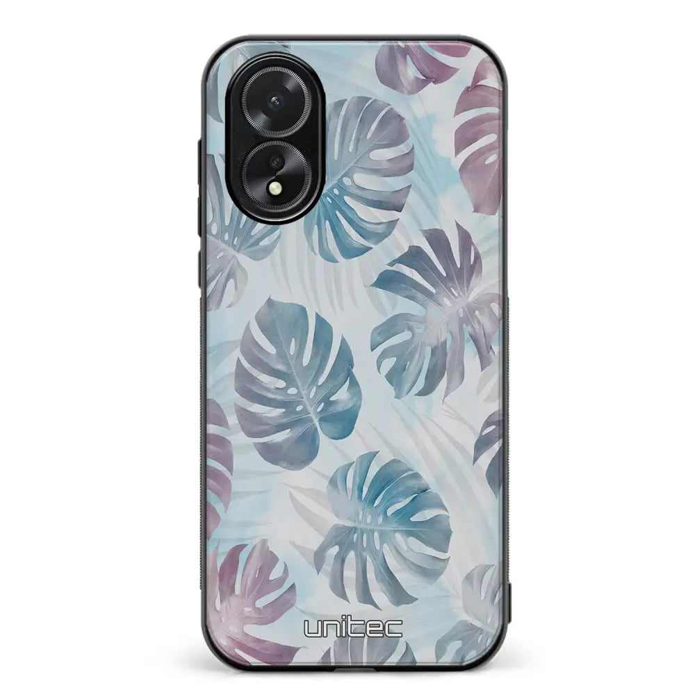 Oppo A38 kukka suojakuoret - Monstera Texture - Ei