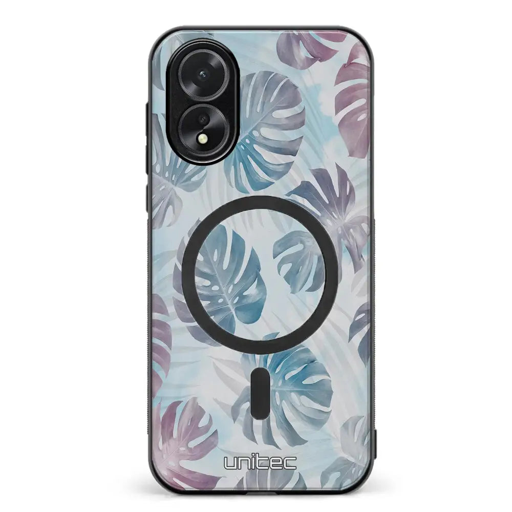 Oppo A38 kukka suojakuoret - Monstera Texture