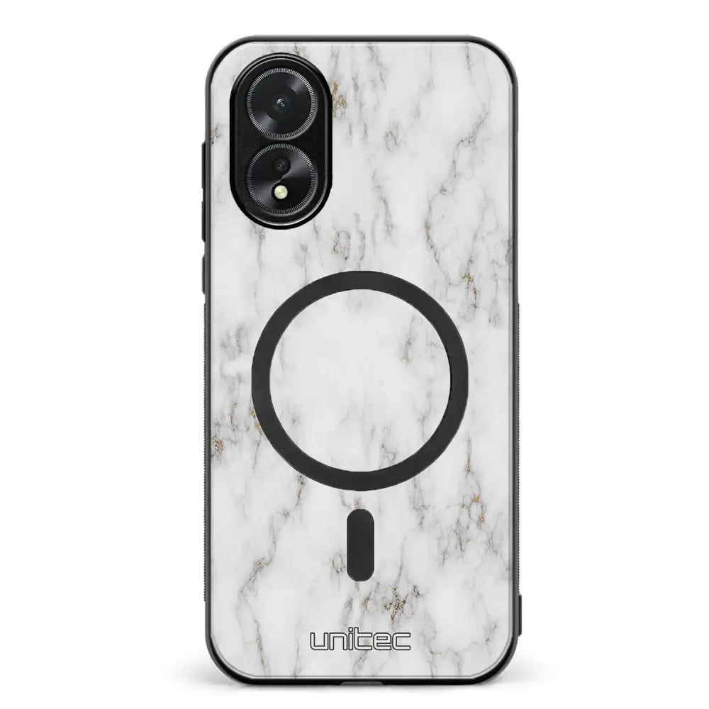 Oppo A38 marmori suojakuoret - White Marble