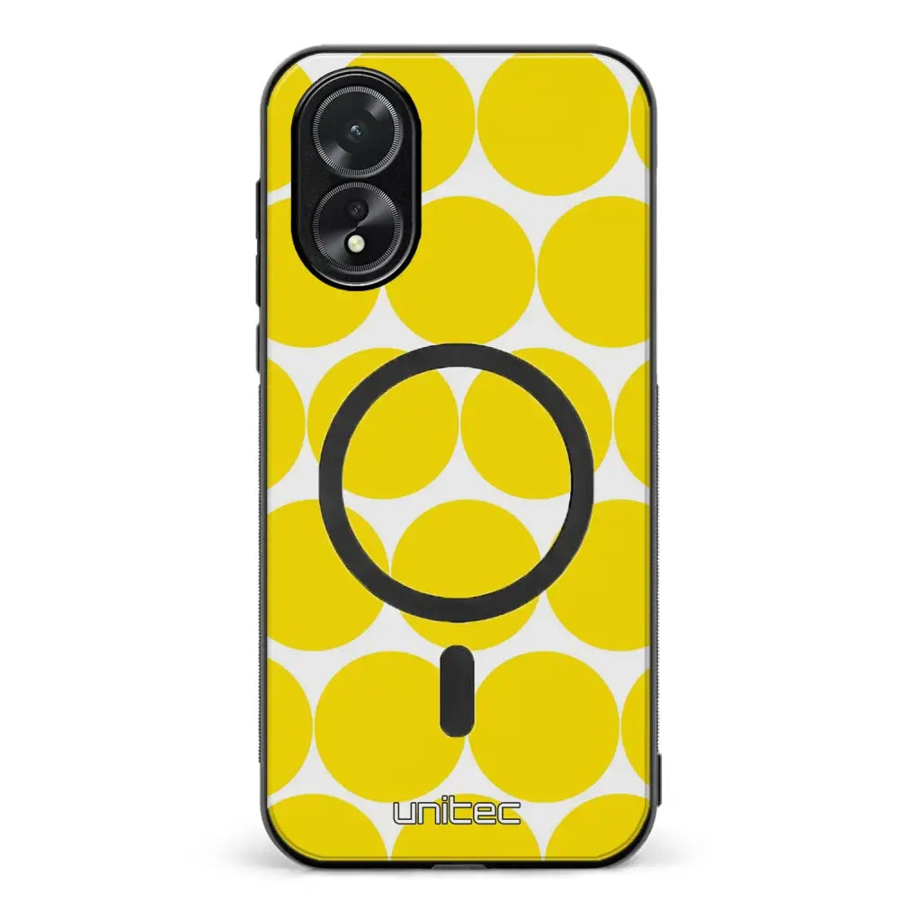 Oppo A38 pallo suojakuoret - Keltainen Pallo
