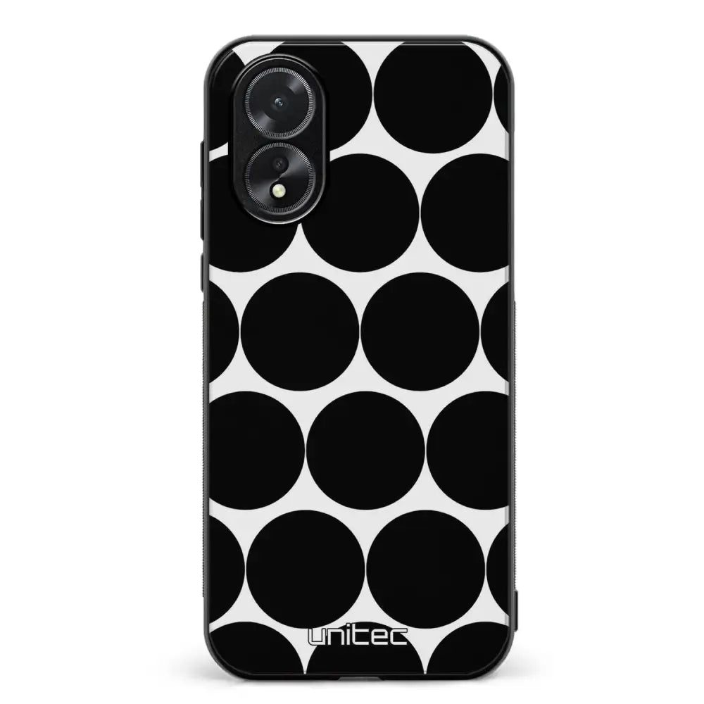 Oppo A38 pallo suojakuoret - Musta Pallo - Ei