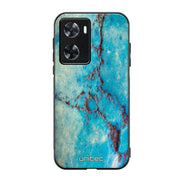 Oppo A77 marmori suojakuoret - Turquoise Marble - Ei