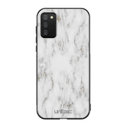 Samsung Galaxy A02s marmori suojakuoret - White Marble - Ei
