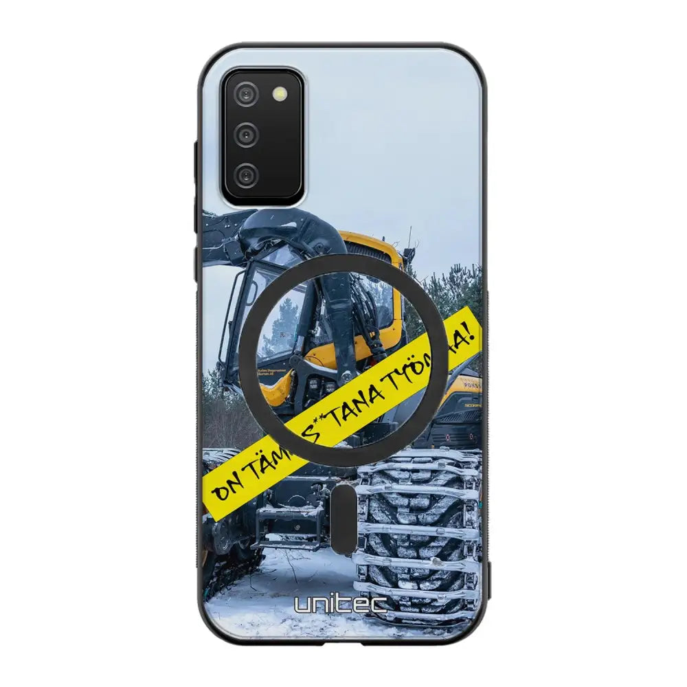 Samsung Galaxy A02s meemi suojakuoret - Työmaa