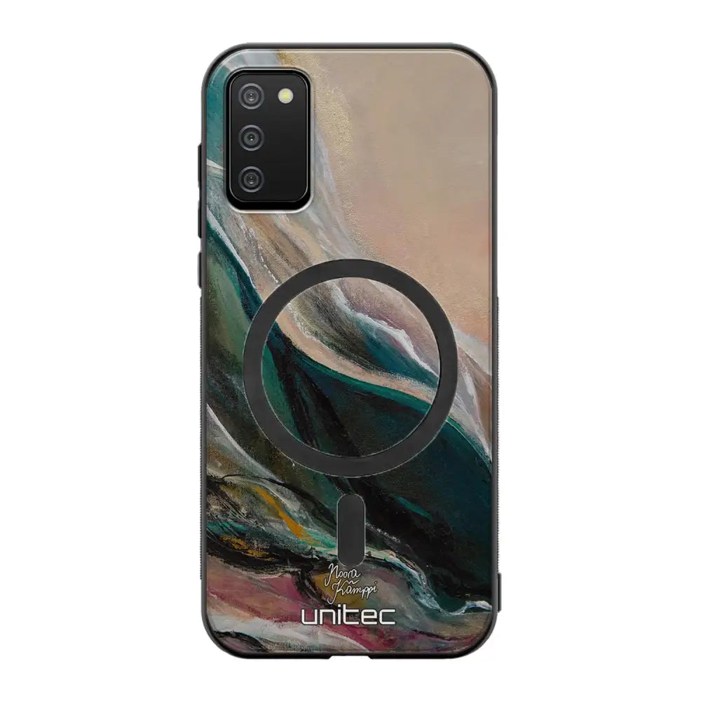 Samsung Galaxy A02s modern art suojakuoret - Nudge - Noora Kämppi