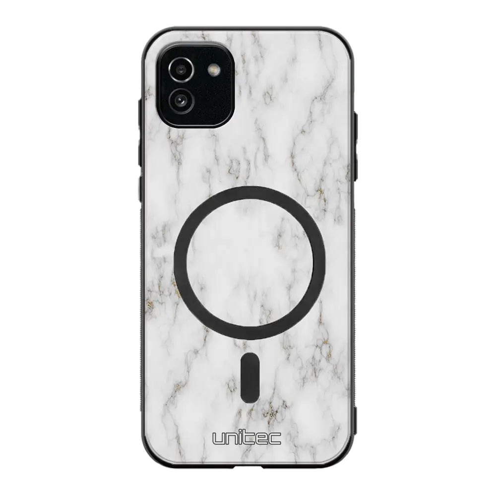 Samsung Galaxy A03 marmori suojakuoret - White Marble
