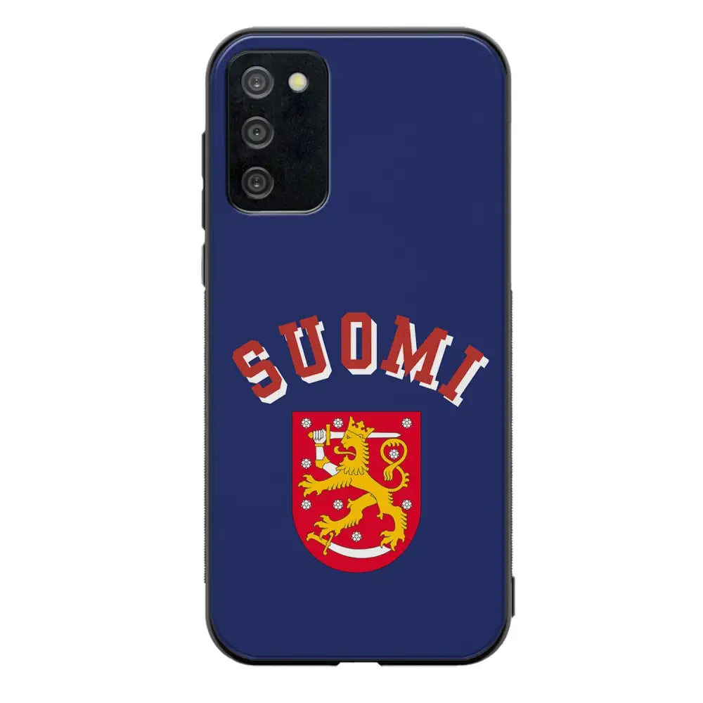 Samsung Galaxy A03s jääkiekko suojakuoret - Leijonat Suomi - Ei