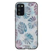 Samsung Galaxy A03s kukka suojakuoret - Monstera Texture - Ei