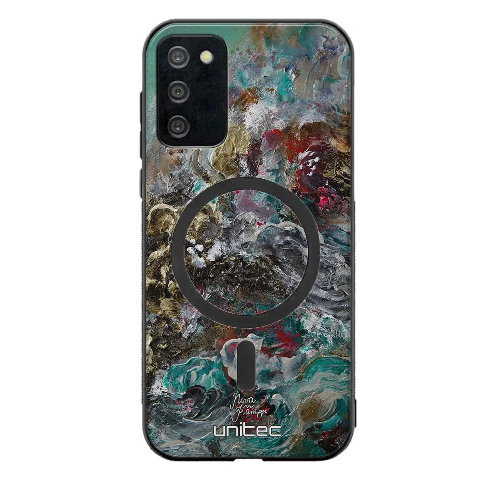 Samsung Galaxy A03s modern art suojakuoret - Heart Knows - Noora Kämppi