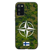 Samsung Galaxy A03s nato suojakuoret - Camo Suomi - Ei
