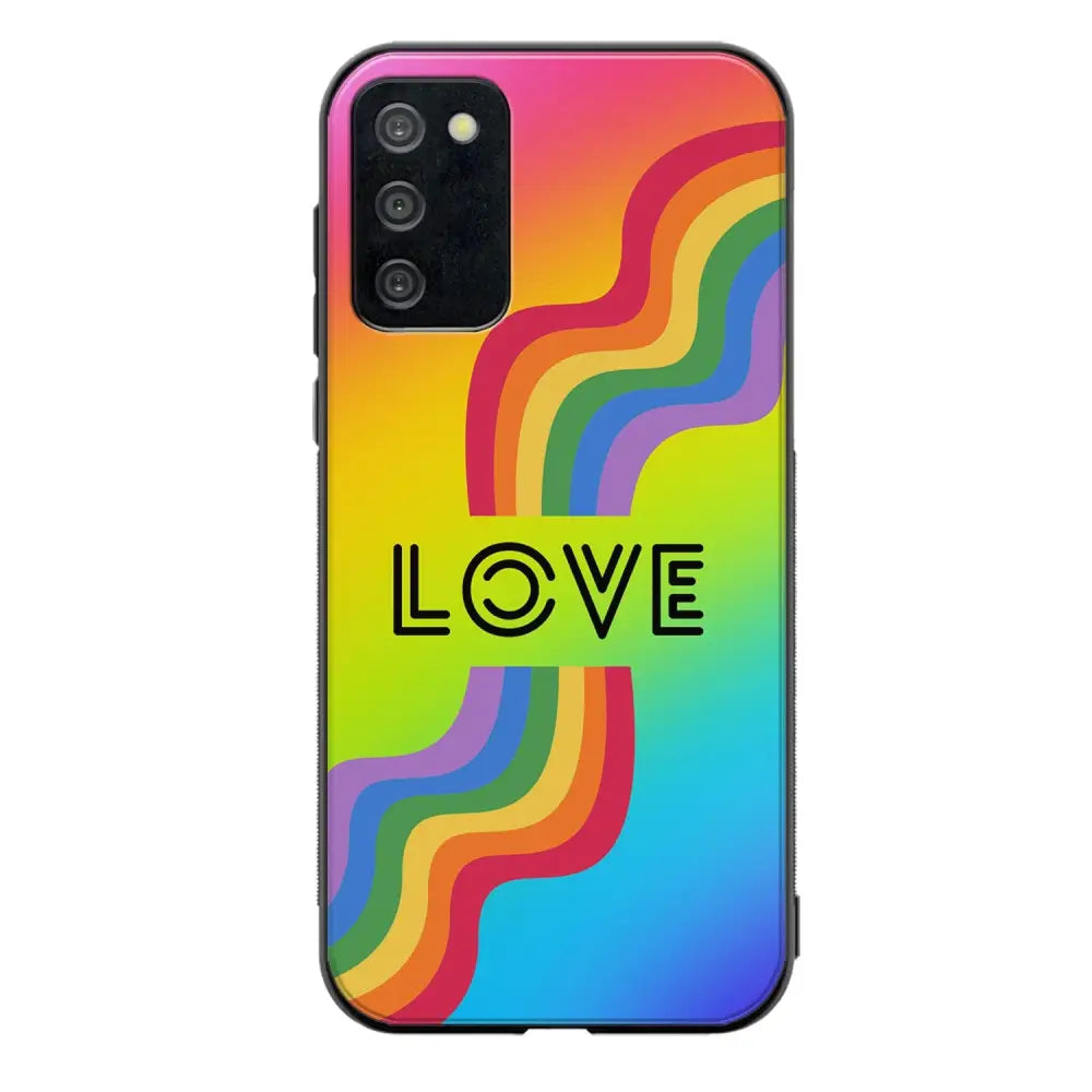 Samsung Galaxy A03s pride suojakuoret - Love - Ei