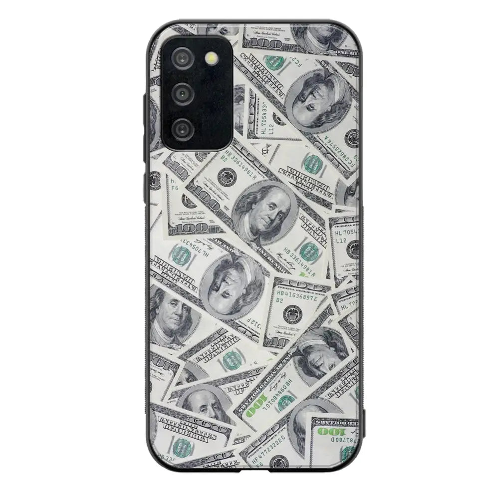 Samsung Galaxy A03s seteli suojakuoret - Dollarit - Ei