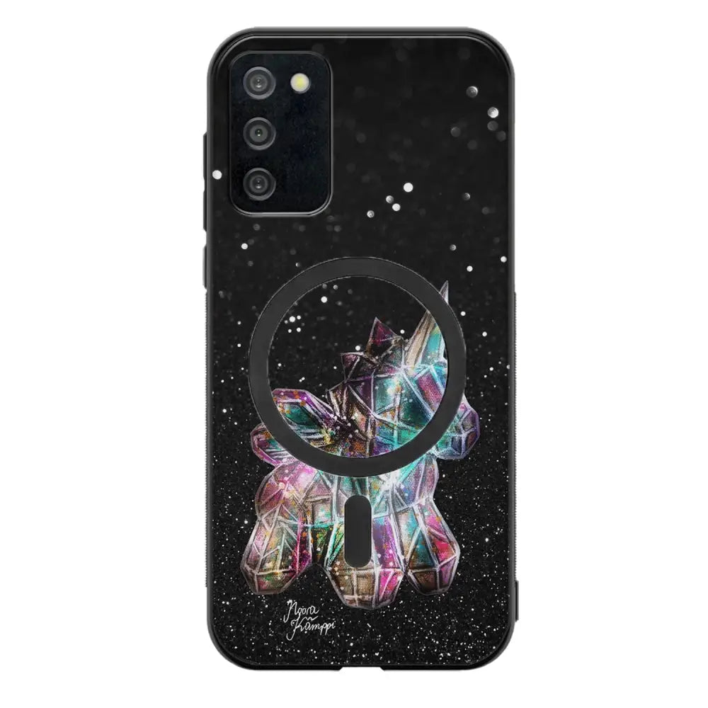 Samsung Galaxy A03s unicorn suojakuoret - Valkoinen - Noora Kämppi